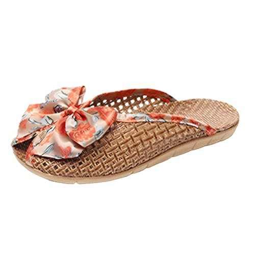 Xumilala Damen Flip Flops Neue Rattan Hausschuhe Grau Elegante Sommer Sommerschuhe Orthopädische Slides Hause Atmungsaktive Rattangras-Holzboden Sandalen Slipper Pantoletten 2025 Xumilala Damen Flip Flops Neue Rattan Hausschuhe Grau Elegante Sommer Sommerschuhe Orthopädische Slides Hause Atmungsaktive Rattangras-Holzboden Sandalen Slipper Pantoletten 2025 von Xumilala