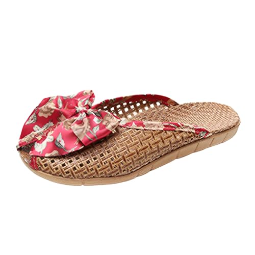 Xumilala Damen Flip Flops Neue Rattan Hausschuhe Grau Elegante Sommer Sommerschuhe Orthopädische Slides Hause Atmungsaktive Rattangras-Holzboden Sandalen Slipper Pantoletten 2025 Xumilala Damen Flip Flops Neue Rattan Hausschuhe Grau Elegante Sommer Sommerschuhe Orthopädische Slides Hause Atmungsaktive Rattangras-Holzboden Sandalen Slipper Pantoletten 2025 von Xumilala