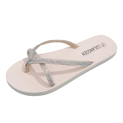 Xumilala Damen Flip Flops helle Strass Casual Outdoor Elegante Frühling Sommer Strand klassische Hausschuhe Schuhe Slides Sandalen Plattform Slipper Pantoletten 2025 Xumilala Damen Flip Flops helle Strass Casual Outdoor Elegante Frühling Sommer Strand klassische Hausschuhe Schuhe Slides Sandalen Plattform Slipper Pantoletten 2025 von Xumilala