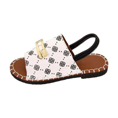 Xumilala Damen Große einteilige Sandalen flacher Unterseite und Metallschnalle Sommer Elegante Leichte Bequeme Mode runder Spitze einem Riemen im neuen Stil Strand Schuhe Offene Schuhe 2025 Xumilala Damen Große einteilige Sandalen flacher Unterseite und Metallschnalle Sommer Elegante Leichte Bequeme Mode runder Spitze einem Riemen im neuen Stil Strand Schuhe Offene Schuhe 2025 von Xumilala