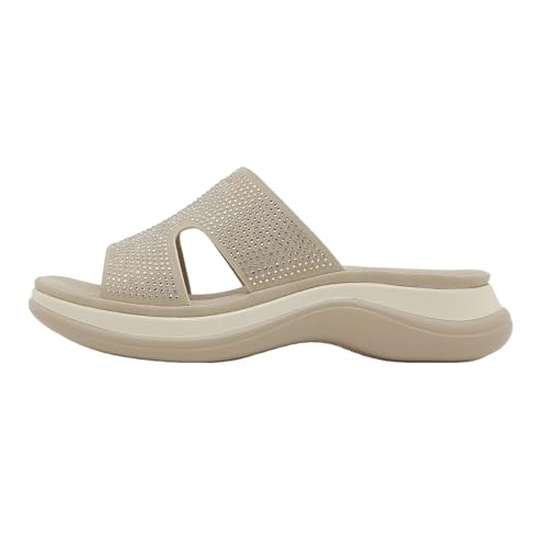 Xumilala Damen Lässige Strass Flip Flops Leder Elegante Sommer Hausschuhe Pantoletten Rutschfeste Strand-Keilschuhe Schuhe Orthopädische Keilabsatz Slides Sandalen Plattform Slipper 2025 Xumilala Damen Lässige Strass Flip Flops Leder Elegante Sommer Hausschuhe Pantoletten Rutschfeste Strand-Keilschuhe Schuhe Orthopädische Keilabsatz Slides Sandalen Plattform Slipper 2025 von Xumilala
