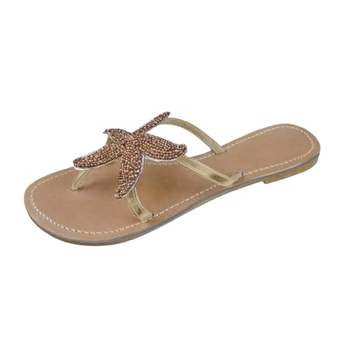 Xumilala Damen Retro Fünfzackiger Stern Flip Flops Strandschuhe Elegante Sommer Hausschuhe Sommerschuhe Slides Sandalen Slipper Pantoletten 2025 Xumilala Damen Retro Fünfzackiger Stern Flip Flops Strandschuhe Elegante Sommer Hausschuhe Sommerschuhe Slides Sandalen Slipper Pantoletten 2025 von Xumilala