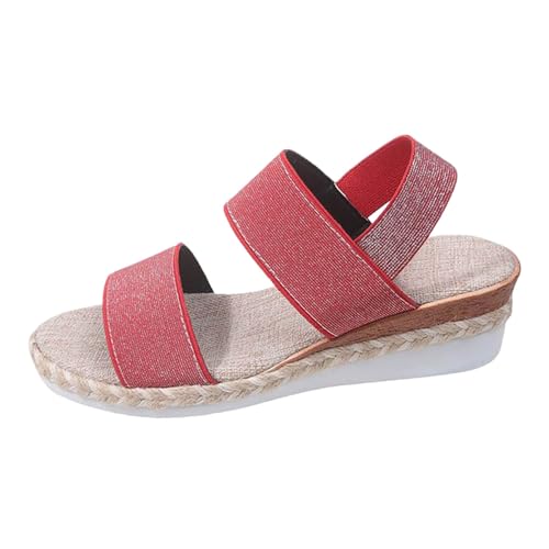 Xumilala Damen Sandalen Slope High Heel Casual Pailletten Frauen Elegante Leichte und Bequeme Vintage Mode Modische Strass Schuhe Offene Zehenpartie Rutschfeste Schuhe Walking 2025 Sommer Xumilala Damen Sandalen Slope High Heel Casual Pailletten Frauen Elegante Leichte und Bequeme Vintage Mode Modische Strass Schuhe Offene Zehenpartie Rutschfeste Schuhe Walking 2025 Sommer von Xumilala