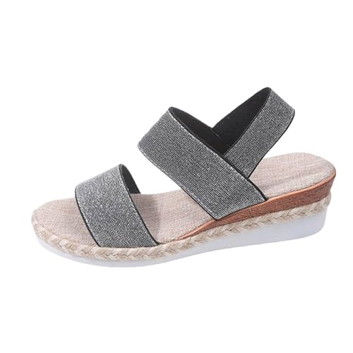 Xumilala Damen Sandalen Slope High Heel Casual Pailletten Frauen Elegante Leichte und Bequeme Vintage Mode Modische Strass Schuhe Offene Zehenpartie Rutschfeste Schuhe Walking 2025 Sommer Xumilala Damen Sandalen Slope High Heel Casual Pailletten Frauen Elegante Leichte und Bequeme Vintage Mode Modische Strass Schuhe Offene Zehenpartie Rutschfeste Schuhe Walking 2025 Sommer von Xumilala