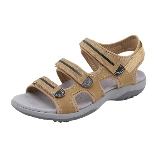 Xumilala Damen Sandalen im Sportstil Orthopädische Frauen Sommer Leichte Bequeme Mode Schuhe Erschleißfeste Flache Offene Zehenpartie Rutschfeste Strand Schuhe Walking Wandersandalen 2025 Xumilala Damen Sandalen im Sportstil Orthopädische Frauen Sommer Leichte Bequeme Mode Schuhe Erschleißfeste Flache Offene Zehenpartie Rutschfeste Strand Schuhe Walking Wandersandalen 2025 von Xumilala
