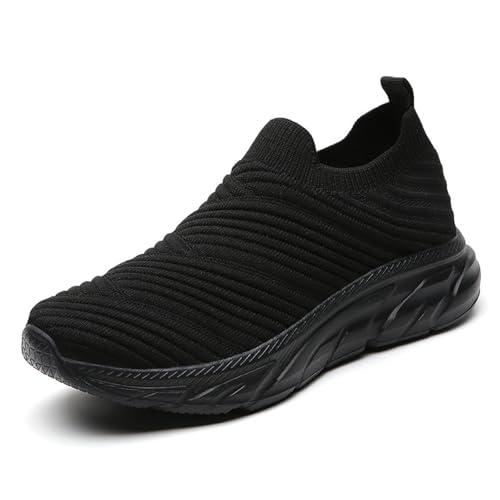 Xumilala Damen Schuhe Atmungsaktiv Freizeitschuhe Frühling und Sommer Fliegende gewebte Sport Bequeme Mesh EIN Schritt leichte mit weicher Sohle Turnschuhe von Xumilala