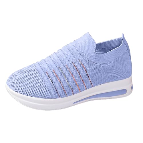 Xumilala Damen-Slip-On-Schuhe Sneaker aus weichem Mesh mit modischer Patchwork-Farbe für Pendler Orthopädische Atmungsaktiv Turnschuhe Leicht Xumilala Damen-Slip-On-Schuhe Sneaker aus weichem Mesh mit modischer Patchwork-Farbe für Pendler Orthopädische Atmungsaktiv Turnschuhe Leicht von Xumilala