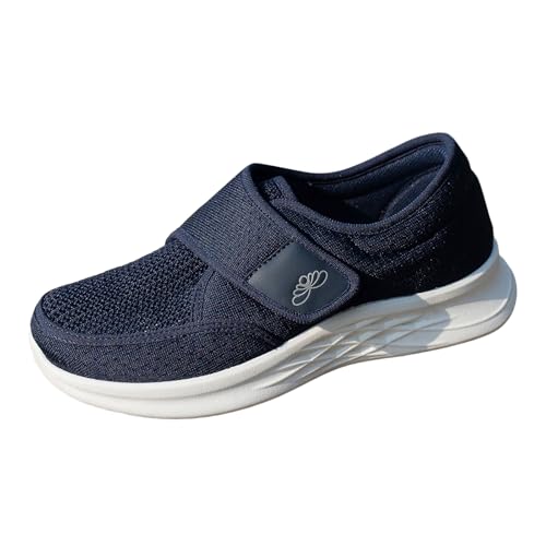 Xumilala Damen Slip on Sneaker Atmungsaktiv Sommer mittleren Alters und ältere Wanderschuhe Tuch Schuhe Trendy Leichte Laufschuhe Schuhe Turnschuhe Xumilala Damen Slip on Sneaker Atmungsaktiv Sommer mittleren Alters und ältere Wanderschuhe Tuch Schuhe Trendy Leichte Laufschuhe Schuhe Turnschuhe von Xumilala