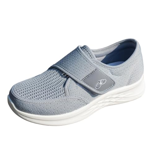 Xumilala Damen Slip on Sneaker Atmungsaktiv Sommer mittleren Alters und ältere Wanderschuhe Tuch Schuhe Trendy Leichte Laufschuhe Schuhe Turnschuhe Xumilala Damen Slip on Sneaker Atmungsaktiv Sommer mittleren Alters und ältere Wanderschuhe Tuch Schuhe Trendy Leichte Laufschuhe Schuhe Turnschuhe von Xumilala