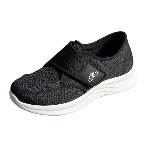 Xumilala Damen Slip on Sneaker Atmungsaktiv Sommer mittleren Alters und ältere Wanderschuhe Tuch Schuhe Trendy Leichte Laufschuhe Schuhe Turnschuhe Xumilala Damen Slip on Sneaker Atmungsaktiv Sommer mittleren Alters und ältere Wanderschuhe Tuch Schuhe Trendy Leichte Laufschuhe Schuhe Turnschuhe von Xumilala