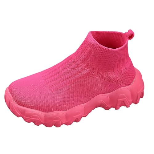 Xumilala Damen Slip on Sneaker Schuhe Atmungsaktiv Modische Mesh-Socken Leicht Dicke Sohle Einfarbig Fitness Jogging Sportschuhe Bequeme Schlupfschuhe von Xumilala