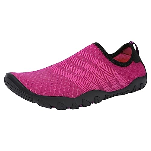 Xumilala Damen Slip on Sneaker Sportschuhe modisch schlicht einfarbig mit flachem Boden bequem, rutschfest schnelltrocknend Fluss-Trekkingschuhe Xumilala Damen Slip on Sneaker Sportschuhe modisch schlicht einfarbig mit flachem Boden bequem, rutschfest schnelltrocknend Fluss-Trekkingschuhe von Xumilala