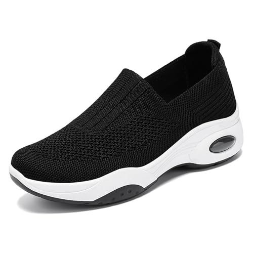 Xumilala Damen Sneaker Einfarbige modische lässige Mesh Slip-On-Freizeit Sportschuhe Schuhe Atmungsaktiv Turnschuhe Leicht Bequeme Schlupfschuhe Walkingschuhe Xumilala Damen Sneaker Einfarbige modische lässige Mesh Slip-On-Freizeit Sportschuhe Schuhe Atmungsaktiv Turnschuhe Leicht Bequeme Schlupfschuhe Walkingschuhe von Xumilala