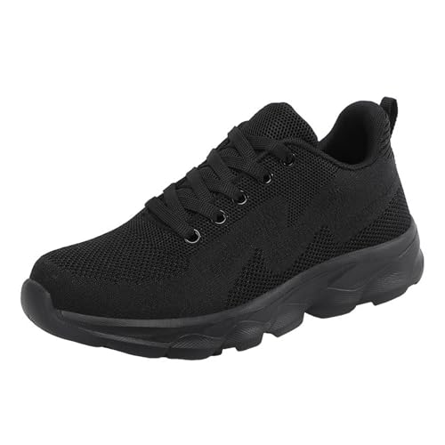 Xumilala Damen-Sneaker Große Sportschuhe aus Atmungsaktivem Mesh Turnschuhe Running Tennis Walkingschuhe Laufschuhe Flache Freizeitschuhe Sommer von Xumilala