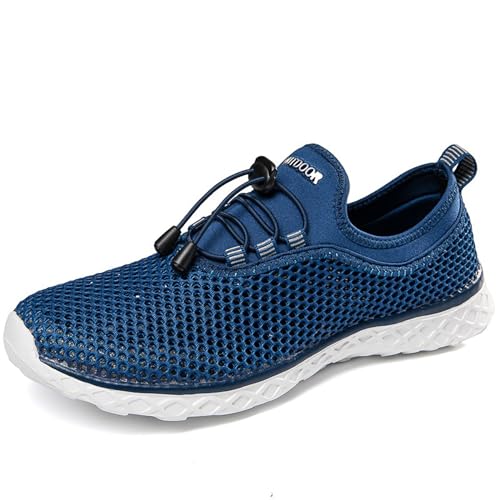 Xumilala Damen Sneaker Schuhe Mesh-Sportschuhe Atmungsaktive Hohl-Mesh Running Tennis Sommer Paar Outdoor rutschfeste Freizeitschuhe Gym von Xumilala