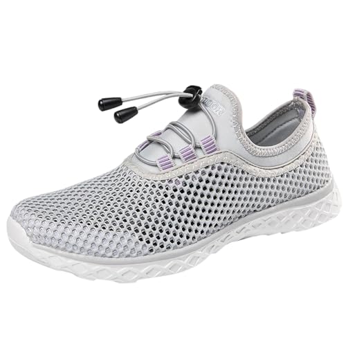 Xumilala Damen Sneaker Schuhe Mesh-Sportschuhe Atmungsaktive Hohl-Mesh Running Tennis Sommer Paar Outdoor rutschfeste Freizeitschuhe Gym Xumilala Damen Sneaker Schuhe Mesh-Sportschuhe Atmungsaktive Hohl-Mesh Running Tennis Sommer Paar Outdoor rutschfeste Freizeitschuhe Gym von Xumilala