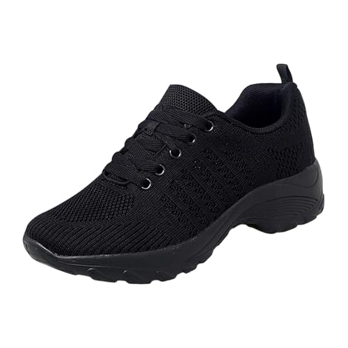 Xumilala Damen Sneaker Sportschuhe atmungsaktive Mesh-Schuhe Mode Freizeitschuhe dicken Sohlen Running Tennis Walkingschuhe Straßenlaufschuhe Sommer Mode von Xumilala