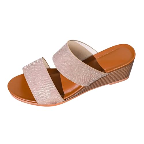 Xumilala Pantoletten Damen Flip Flops Fee Stil Outdoor-Bekleidung Dicke Sohle High Heels Keilabsatz Leder Elegante Sommer Plateau Hausschuhe Schuhe Orthopädische Slides Sandalen Plattform Slipper Xumilala Pantoletten Damen Flip Flops Fee Stil Outdoor-Bekleidung Dicke Sohle High Heels Keilabsatz Leder Elegante Sommer Plateau Hausschuhe Schuhe Orthopädische Slides Sandalen Plattform Slipper von Xumilala