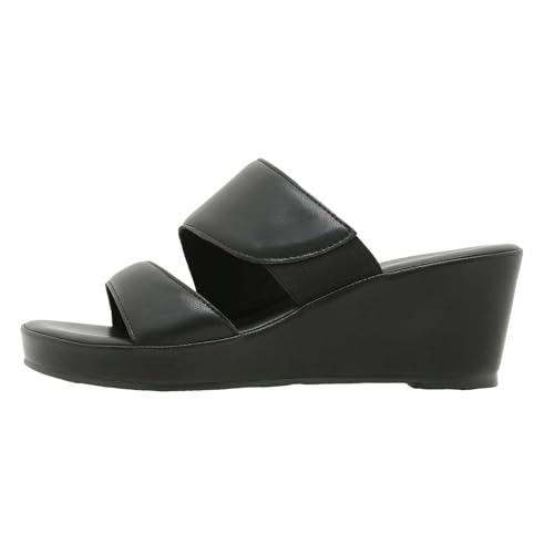 Xumilala Pantoletten Damen Flip Flops Lässige Einfache Rutschfeste Elastische Strand Elegante Sommer Hausschuhe Schuhe Orthopädische Slides Sandalen Keilabsatz in Großer Größe Plattform Slipper 2025 Xumilala Pantoletten Damen Flip Flops Lässige Einfache Rutschfeste Elastische Strand Elegante Sommer Hausschuhe Schuhe Orthopädische Slides Sandalen Keilabsatz in Großer Größe Plattform Slipper 2025 von Xumilala