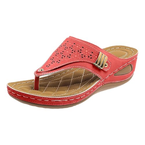 Xumilala Pantoletten Damen Flip Flops Zehentrenner dicker Sohle Keilabsatz Außenbereich Modische Lässige klassische Leder Elegante Sommer Hausschuhe Schuhe Slides Sandalen Plattform Slipper Bohemian Xumilala Pantoletten Damen Flip Flops Zehentrenner dicker Sohle Keilabsatz Außenbereich Modische Lässige klassische Leder Elegante Sommer Hausschuhe Schuhe Slides Sandalen Plattform Slipper Bohemian von Xumilala