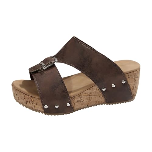 Xumilala Pantoletten Damen Flip Flops dicker Sohle Fischmaul Leder Elegante Sommer Hausschuhe Schuhe Plateau-Keilsandalen offene Zehenpartie lässige Elegante Slides Sandalen Plattform Slipper Xumilala Pantoletten Damen Flip Flops dicker Sohle Fischmaul Leder Elegante Sommer Hausschuhe Schuhe Plateau-Keilsandalen offene Zehenpartie lässige Elegante Slides Sandalen Plattform Slipper von Xumilala