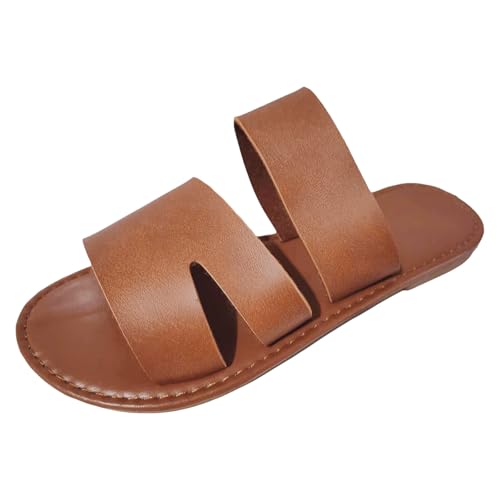 Xumilala Pantoletten Damen Flip Flops dünner Sohle Modische und lässige Elegante Sommer Hausschuhe Schuhe Orthopädische Slides Volltonfarbe Hohle Slingback Sandalen Slipper Xumilala Pantoletten Damen Flip Flops dünner Sohle Modische und lässige Elegante Sommer Hausschuhe Schuhe Orthopädische Slides Volltonfarbe Hohle Slingback Sandalen Slipper von Xumilala