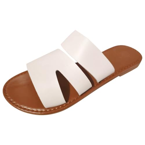 Xumilala Pantoletten Damen Flip Flops dünner Sohle Modische und lässige Elegante Sommer Hausschuhe Schuhe Orthopädische Slides Volltonfarbe Hohle Slingback Sandalen Slipper Xumilala Pantoletten Damen Flip Flops dünner Sohle Modische und lässige Elegante Sommer Hausschuhe Schuhe Orthopädische Slides Volltonfarbe Hohle Slingback Sandalen Slipper von Xumilala