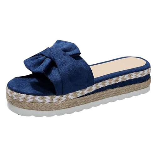 Xumilala Plateau Damen Dicker Sohle Flip Flops Freien Elegante Sommer Hausschuhe Schuhe offenem Absatz und Fischmaul einem Riemen Slides Körpergröße erhöhen Wildleder Strand Sandalen Plattform Slipper Xumilala Plateau Damen Dicker Sohle Flip Flops Freien Elegante Sommer Hausschuhe Schuhe offenem Absatz und Fischmaul einem Riemen Slides Körpergröße erhöhen Wildleder Strand Sandalen Plattform Slipper von Xumilala