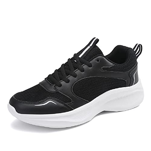 Xumilala Sneaker Damen-Sportschuhe sind modisch und schlicht mit Ledernähten Turnschuhe Running Tennis Walkingschuhe Atmungsaktiv Bequem und rutschfest von Xumilala