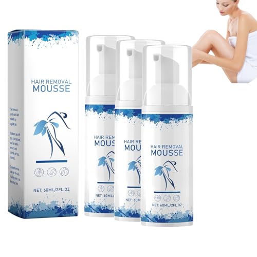 Haarentfernungsschaum-Spray, Empfindliche Haut Formel Haarentfernungsschaum für Beine, Arme, Achselhöhlen, Rücken Und Bikinizone, Geeignet für Männer Und Frauen (3) von Xuminny