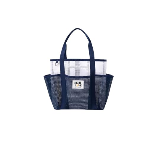 Mesh Strandtasche, große Tote Bag Causal Pool Taschen Strand Urlaub Essentials für Frauen von Xusdamyj