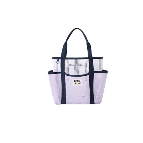 Mesh Strandtasche, große Tote Bag Causal Pool Taschen Strand Urlaub Essentials für Frauen von Xusdamyj