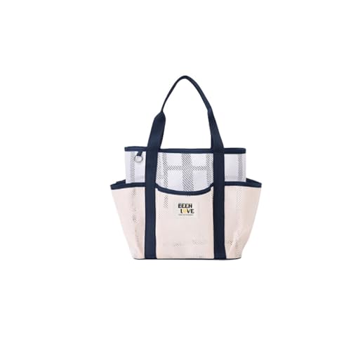 Mesh Strandtasche, große Tote Bag Causal Pool Taschen Strand Urlaub Essentials für Frauen von Xusdamyj