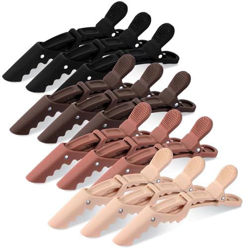 Xushengsheng Krokodil-Clip für Haardesign, Krokodil, matt, Clip für Damen, Haarpartition von Xushengsheng