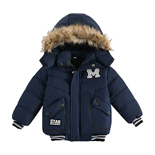 Xuslvisa Baby MäDchen Jacke Winter Kinder Winter Jungen Jacke Mantel Mit Kapuze Mantel Mode Kinder Warme Kleidung Jacke Jungen Winterjacke Kinder von Xuslvisa