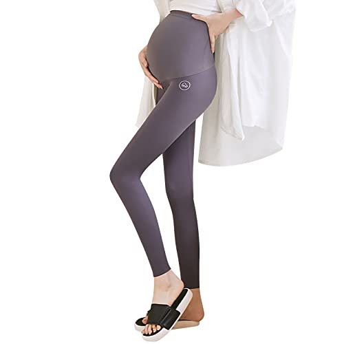 Xuslvisa Thermo Umstandsleggings Umstandshose Fleece Thermohose Strumpfhose Damen Freizeithose Outdoor Jogginghose Für Frauen Maternity Umstandshose Warme Umstandsleggings Winter (B01, M) von Xuslvisa