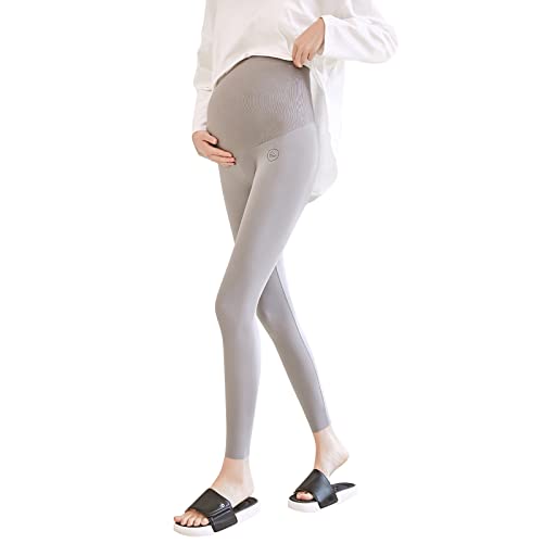 Xuslvisa Thermo Umstandsleggings Umstandshose Fleece Thermohose Strumpfhose Damen Freizeithose Outdoor Jogginghose Für Frauen Maternity Umstandshose Warme Umstandsleggings Winter (B03, M) von Xuslvisa