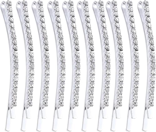 Xuxinsheng Strass Perle Haarspange Kristall Haarspange Transparent Strass Haarspange Damen Diamant Haarspange von Xuxinsheng