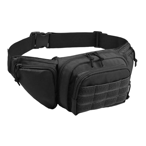 Xvilmaun Hüfttasche, Gürteltasche | Wander-Taillentasche,Multifunktionale Gürteltasche für Damen, modische Hüfttaschen mit 5 Taschen, Camping-Gürteltasche mit verstellbarem Riemen von Xvilmaun
