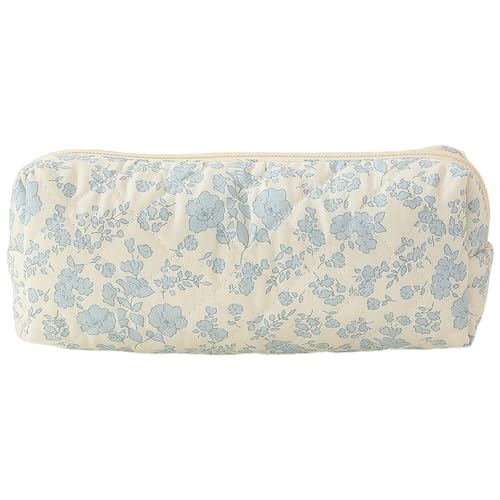 Blumen -Make -up -Beutel, 7,5x3x2.4 Baumwollstiftstift Beutel Kleiner tragbarer Blauer Blumenstiftbeutel mit Reißverschluss, Blumenkosmetikbeutel für Bleistiftreiselager organisiert Blumen -Make -up -Beutel, 7,5x3x2.4 Baumwollstiftstift Beutel Kleiner tragbarer Blauer Blumenstiftbeutel mit Reißverschluss, Blumenkosmetikbeutel für Bleistiftreiselager organisiert von Xweptuy