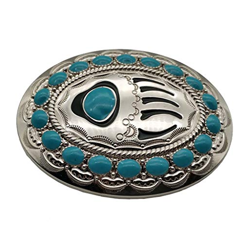 Xwest Turquoise Bear Claw Belt Buckle Gürtelschnallen von Xwest