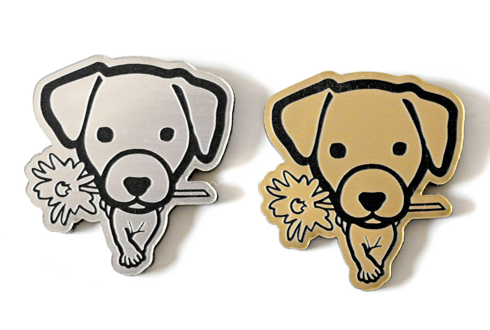 Acryl Brosche Imitation Metall, Jack Russell Terrier Rasse Hund Graviert Und Lasergeschnitten - Edelstahl, Gold Oder Kupfer Schwarz Acryl Brosche Imitation Metall, Jack Russell Terrier Rasse Hund Graviert Und Lasergeschnitten - Edelstahl, Gold Oder Kupfer Schwarz von XxGalleryDesign