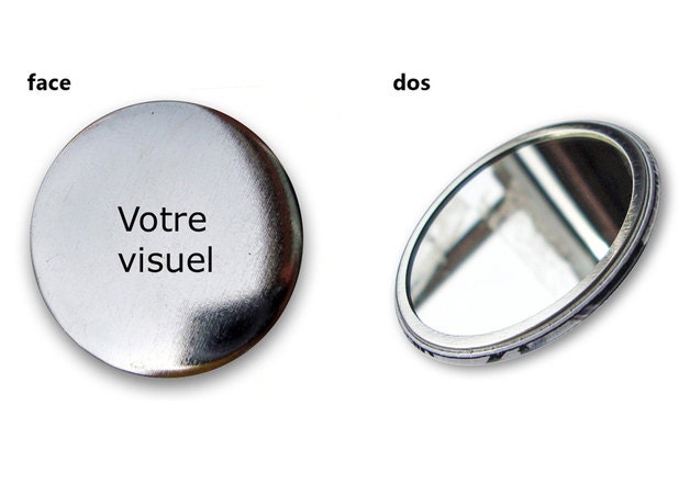 Ihr 56mm Durchmesser Benutzerdefinierte Runde Taschenspiegel von XxGalleryDesign
