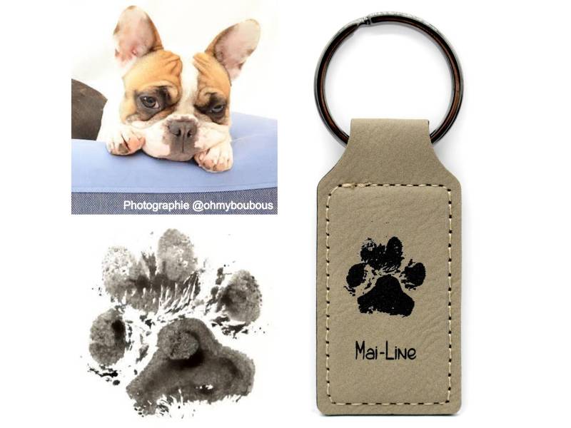 Schlüsselanhänger Mit Eingraviertem Pfotenabdruck Ihres Haustiers Auf Kunstleder. 5 Farben Zur Auswahl. Personalisiertes Tiergeschenk Schlüsselanhänger Mit Eingraviertem Pfotenabdruck Ihres Haustiers Auf Kunstleder. 5 Farben Zur Auswahl. Personalisiertes Tiergeschenk von XxGalleryDesign