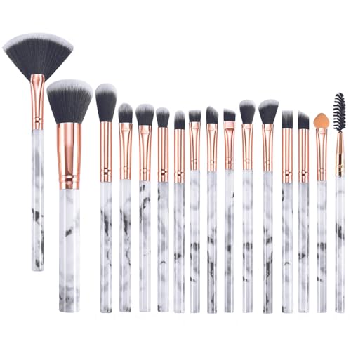 Xynovate 16 Stück Pinselset Makeup, Professionelle Pinsel Set, Gesicht und Auge Kunstpinsel für Foundation Puder Concealers Rouge und Lidschatten Xynovate 16 Stück Pinselset Makeup, Professionelle Pinsel Set, Gesicht und Auge Kunstpinsel für Foundation Puder Concealers Rouge und Lidschatten von Xynovate