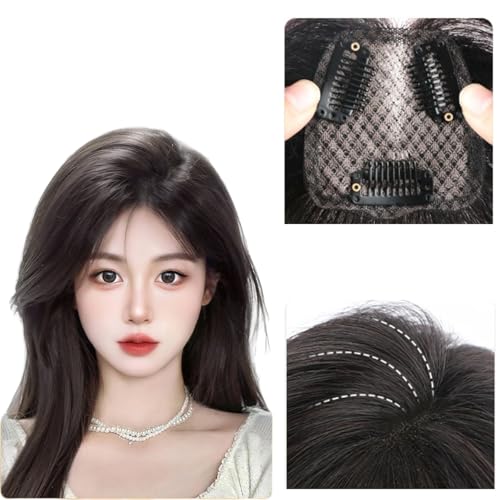 Natural,10(inch),Clip in Pony Echthaar, 100% Frauen Bangs Clip in Pony Haarverlängerungen Pony Echthaar Clip Großes Haar-Toupet Pony Echthaar Clip Für Tägliche Verwendung Natürlich von Xytraiihw