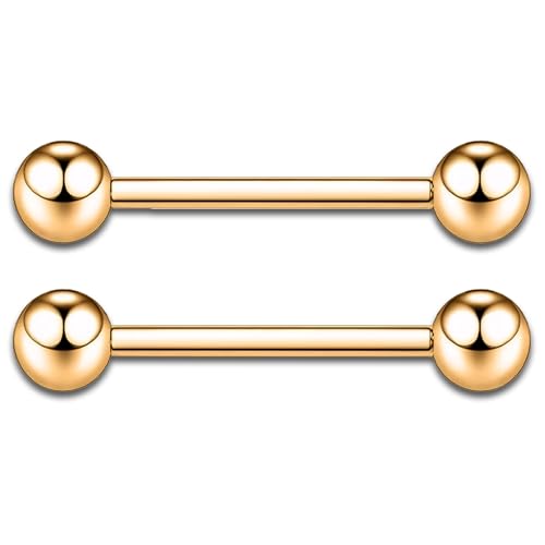 Xyvona 2 Stück Zungenpiercings, hypoallergener Edelstahl, Brustwarzenpiercing für Männer und Frauen, bequemer und sicherer Zungenpiercing-Schmuck für den täglichen Gebrauch Xyvona 2 Stück Zungenpiercings, hypoallergener Edelstahl, Brustwarzenpiercing für Männer und Frauen, bequemer und sicherer Zungenpiercing-Schmuck für den täglichen Gebrauch von Xyvona