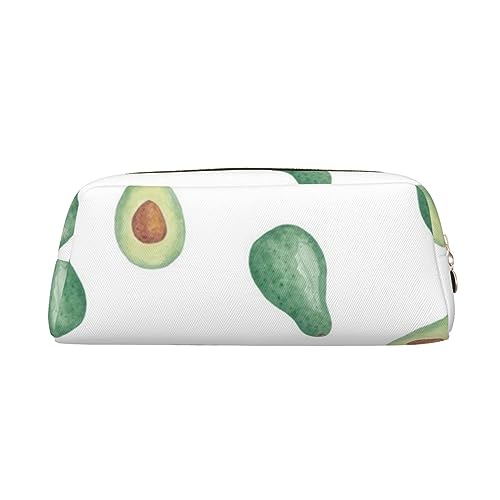 Xzeit Avocado (2) Federmäppchen Stiftebox Reißverschluss Federmäppchen Leder Federmäppchen für Jungen und Mädchen, gold, Einheitsgröße, Taschen-Organizer von Xzeit