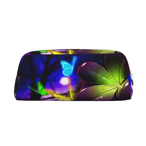 Xzeit Federmäppchen mit Schmetterlings-Motiv, Blau / Violett, silber, Einheitsgröße, Taschen-Organizer von Xzeit