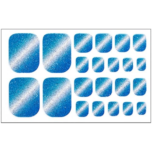Wasserdichte Zehennagel Wraps Selbstklebende Zehennagel Aufkleber Voll Zehennagel Kunst Aufkleber Katzenauge Zehennagel Politur Aufkleber von Xzmzbxzb